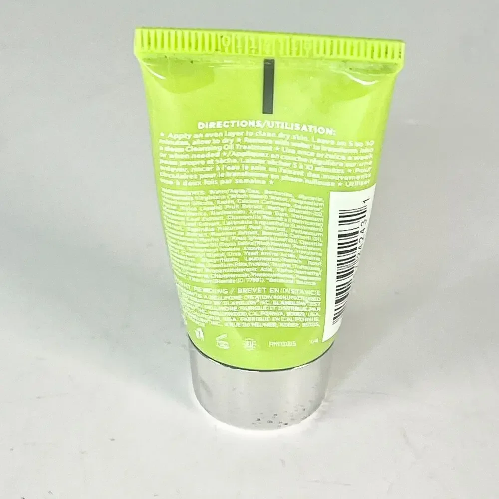 GlamGlow PowerMud DualCleanse Cleanser Face Wash Detoxify Travel .5 oz 15g New